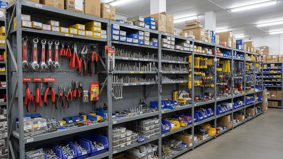 Massive Industrial Warehouse Depot